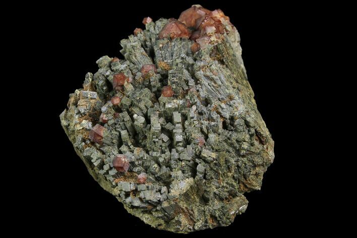 Andradite on Hedembergite - Greece #92516